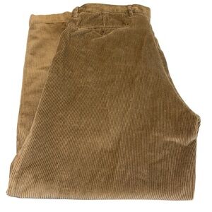 Nautica pants Rigger style classic cord button/zip pockets pleats Sz 36x30 NWT